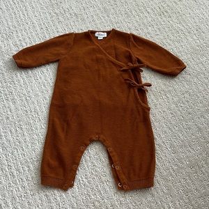 Angel Dear Wrap Front Romper 0-3m